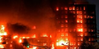 Brutal incendio de un edificio en Valencia deja muertos y heridos Brutal incendio de un edificio en Valencia deja muertos y heridos