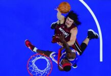 Jaime Jaquez va por el título en el Concurso de Clavadas NBA Jaime Jaquez va por el título en el Concurso de Clavadas NBA