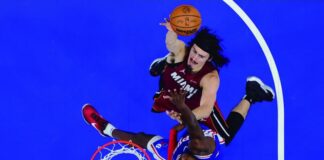 Jaime Jaquez va por el título en el Concurso de Clavadas NBA Jaime Jaquez va por el título en el Concurso de Clavadas NBA