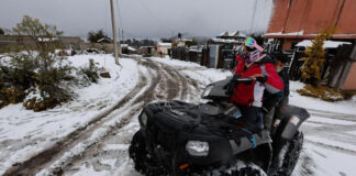 No es Dinamarca; es nieve en CDMX, Edomex y otros puntos de México No es Dinamarca; es nieve en CDMX, Edomex y otros puntos de México