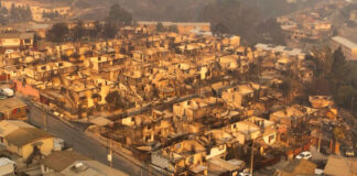 Sube a 64 la cifra de muertos por incendios forestales en Chile Sube a 64 la cifra de muertos por incendios forestales en Chile