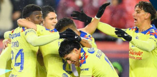 América golea 4-0 a New England en la ida de cuartos de la Concachampions América golea 4-0 a New England en la ida de cuartos de la Concachampions