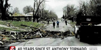 A 40 años del mortal y destructivo tornado que azotó St. Anthony en Minnesota A 40 años del mortal y destructivo tornado que azotó St. Anthony en Minnesota