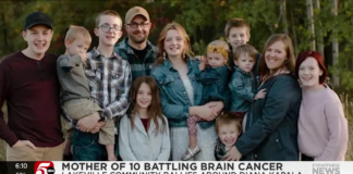 Ayudan a una madre de 10 hijos que lucha contra el cáncer cerebral Ayudan a una madre de 10 hijos que lucha contra el cáncer cerebral