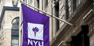 Estudiantes de la New York University protestan a favor de Gaza Estudiantes de la New York University protestan a favor de Gaza
