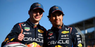 Checo y Verstappen hacen el 1-2 en la Práctica Libre 1 del GP de Japón Checo y Verstappen hacen el 1-2 en la Práctica Libre 1 del GP de Japón