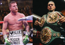 “Pon algo de jodido respeto a Oscar de la Hoya”: dice Benavidez al “Canelo” "Pon algo de jodido respeto en el nombre de Oscar de la Hoya": dice Benavides al "Canelo"