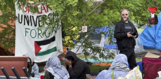 Desmantelan campamento propalestino en Universidad Estatal de Detroit Desmantelan campamento propalestino en Universidad Estatal de Detroit