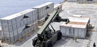 EEUU desembarca ayuda humanitaria para Gaza en muelle artificial EEUU desembarca ayuda humanitaria para Gaza en muelle artificial