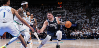 Con Doncic iluminado en el cuarto final, Dallas vence a Timberwolves y pone 1-0 la Final Oeste Con Doncic iluminado en el cuarto final, Dallas vence a Timberwolves y pone 1-0 la Final Oeste