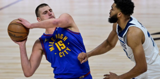 Cuarto juego de Timberwolves-Nuggets: están 2-1 a favor de Minnesota Cuarto juego de Timberwolves-Nuggets: están 2-1 a favor de Minnesota