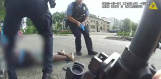 Publican el video del tiroteo que terminó con la vida del oficial Mitchell Publican el video del tiroteo que terminó con la vida del oficial Mitchell