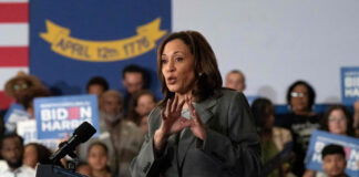 Encuesta muestra a la vicepresidenta Kamala Harris ganando a Donald Trump Encuesta muestra a la vicepresidenta Kamala Harris ganando a Donald Trump