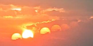 7 soles en China: ¿Qué es este fenómeno óptico en Chengdu? 7 soles en China: ¿Qué es este fenómeno óptico en Chengdu?