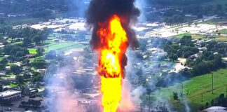 Incendio de oleoducto en Deer Park, Texas, descartan actividad terrorista Incendio de oleoducto en Deer Park, Texas, descartan actividad terrorista