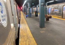 Asesinan a puñaladas a un hombre en estación de metro de NY Asesinan a puñaladas a indigente en estación de metro de NY