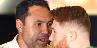 Óscar de la Hoya llama ‘malagradecido’ al Canelo: “Seré tu padre siempre” Óscar de la Hoya llama 'malagradecido' al Canelo: "Seré tu padre siempre"