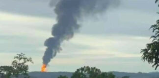 Tras erupción de volcán de lodo, evacuan a 50 familias en Colombia Tras erupción de volcán de lodo, evacuan a 50 familias en Colombia