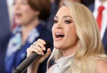 Elogian la actuación de Carrie Underwood en la toma de posesión de Trump Elogian la actuación de Carrie Underwood en la toma de posesión de Trump