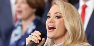 Elogian la actuación de Carrie Underwood en la toma de posesión de Trump Elogian la actuación de Carrie Underwood en la toma de posesión de Trump