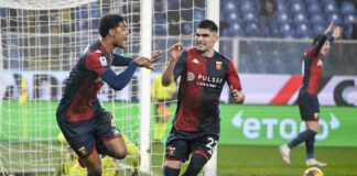 Johan Vásquez anotó el gol que selló el triunfo del Genoa con remate de cabeza Johan Vásquez anotó el gol que selló el triunfo del Genoa con remate de cabeza