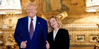 “Listos para trabajar juntos”: Primera ministra italiana Giorgia Meloni se reúne con Trump "Listos para trabajar juntos": Primera ministra italiana Giorgia Meloni se reúne con Trump