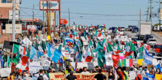 Protestas masivas en Atlanta contra políticas de migración de Trump Protestas masivas en Atlanta contra políticas de migración de Trump