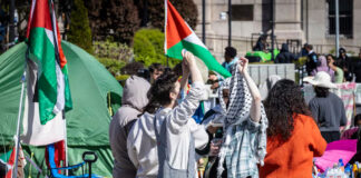 Detienen a líder de protestas propalestinas en la Universidad de Columbia Detienen a líder de protestas propalestinas en la Universidad de Columbia
