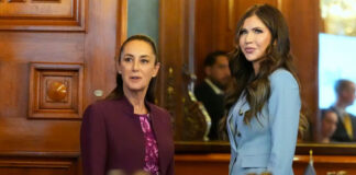 Claudia Sheinbaum califica como “provechosa” la reunión con Kristi Noem Claudia Sheinbaum califica como "provechosa" la reunión con Kristi Noem