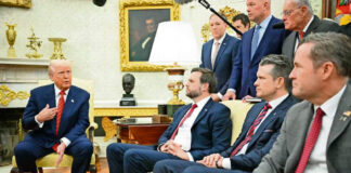 Trump resta importancia al Signalgate y defiende a su equipo; fue un “fallo” Trump resta importancia al Signalgate y defiende a su equipo; fue un “fallo”