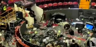 Asistentes al palenque de La Feria del Caballo destrozan el lugar: No les cantaron sus corridos Asistentes al palenque de La Feria del Caballo destrozan el lugar: No les cantaron sus corridos