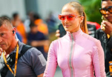 Jennifer Lopez impone moda en la F1 con ajustado outfit de látex Jennifer Lopez impone moda en la F1 con ajustado outfit de látex