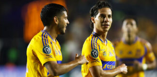 Tigres sufre ante Galaxy pero logra su pase a semis en la Copa de Campeones Tigres sufre ante Galaxy pero logra su pase a semis en la Copa de Campeones