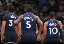 Timberwolves empatan la serie tras vencer 117-93 a los Warriors Timberwolves empatan la serie tras vencer 117-93 a los warriors
