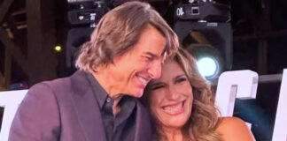 Angélica Vale cumple su sueño de conocer a Tom Cruise y lo tunde a besos Angélica Vale cumple su sueño de conocer a Tom Cruise y lo tunde a besos