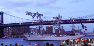 Regresan 172 cadetes del accidentado Buque Cuauhtémoc al Puerto de Veracruz Regresan 172 cadetes del accidentado Buque Cuauhtémoc al Puerto de Veracruz