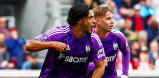 Raúl Jiménez marca gol en la victoria del Fulham sobre Brentford, en la Premier League Raúl Jiménez marca gol en la victoria del Fulham sobre Brentford, en la Premier League