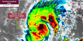 Tormenta tropical “Alvin” se intensifica; 5 estados afectados en su trayectoria Tormenta tropical "Alvin" se intensifica; 5 estados afectados en su trayectoria