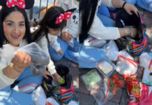 Familia mexicana causa furor en redes por armar sus tortas caseras en Disneyland Familia mexicana causa furor en redes por armar sus tortas caseras en Disneyland
