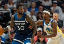 Timberwolves ganan 117-110 el Juego 4 ante Warriors y toman ventaja 3-1 en la serie Timberwolves ganan 117-110 el Juego 4 ante Warriors y toman ventaja 3-1 en la serie