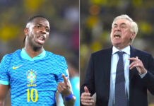 Triste debut de Ancelotti con Brasil; empató sin goles ante Ecuador que se acerca al Mundial Triste debut de Ancelotti con Brasil; empató sin goles ante Ecuador que se acerca al Mundial