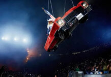 Falla técnica durante un concierto de Beyoncé casi la hace caer casi desde los 15 metros Falla técnica durante un concierto de Beyoncé casi la hace caer casi desde los 15 metros