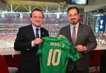 Las federaciones de futbol de México y Arabia Saudita firmaron un convenio de colaboración Las federaciones de futbol de México y Arabia Saudita firmaron un convenio de colaboración