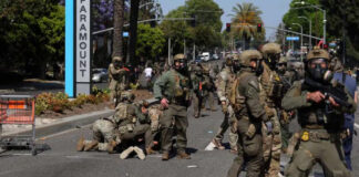 Suman ya 4 mil Marines desplegados en Los Ángeles; solo cuidarán edificios federales Suman ya 4 mil Marines desplegados en Los Ángeles; solo cuidarán edificios federales