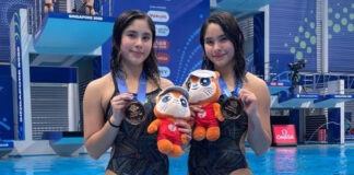 Gemelas mexicanas brillan en el Campeonato Mundial de Deportes Acuáticos en Singapur Gemelas mexicanas brillan en el Campeonato Mundial de Deportes Acuáticos en Singapur