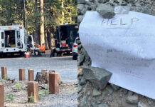 Rescatan a madre e hijo perdidos en bosque de California; dejaron notas de ayuda Rescatan a madre e hijo perdidos en bosque de California; dejaron notas de ayuda
