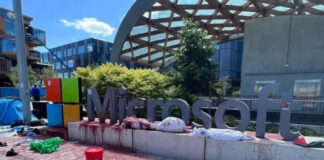 Empleados de Microsoft protestan por el uso de su tecnología por parte de Israel en Gaza Empleados de Microsoft protestan por el uso de su tecnología por parte de Israel