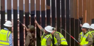 Trump ordena pintar de negro el muro fronterizo y esté “más caliente” para los migrantes Trump ordena pintar de negro el muro fronterizo y esté “más caliente” para los migrantes