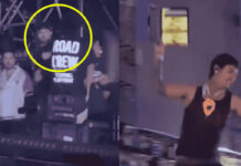 En pleno concierto, Natanael Cano golpea a un DJ y le rompe su laptop En pleno concierto, Natanael Cano golpea a un DJ y le rompe su laptop