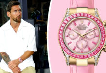 Lionel Messi presume su ‘Rolex Barbie’; sólo hay diez iguales en el mundo Lionel Messi presume su 'Rolex Barbie'; sólo hay diez iguales en el mundo